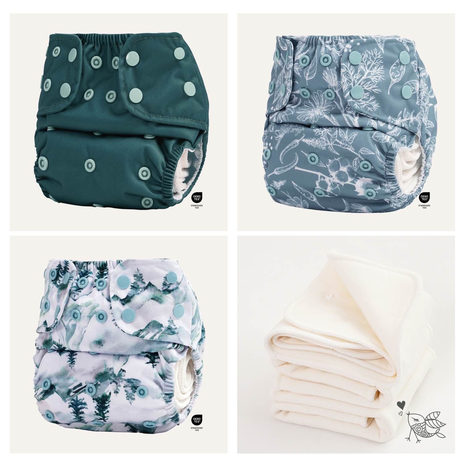 All-In-Two Starter Bundle - Try cloth for a full day!