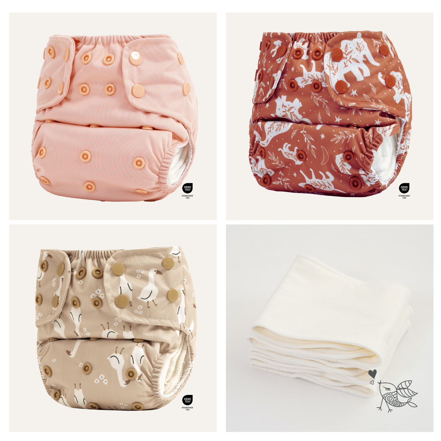 All-In-Two Starter Bundle - Try cloth for a full day!