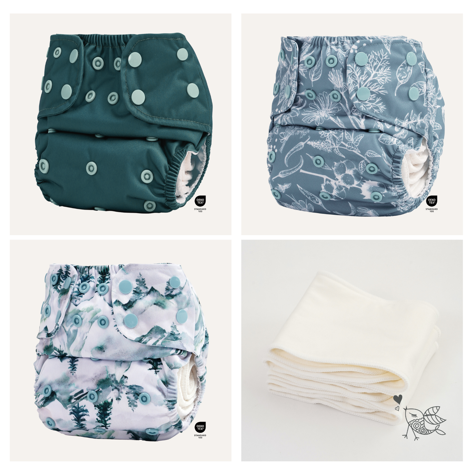 All-In-Two Starter Bundle - Try cloth for a full day!