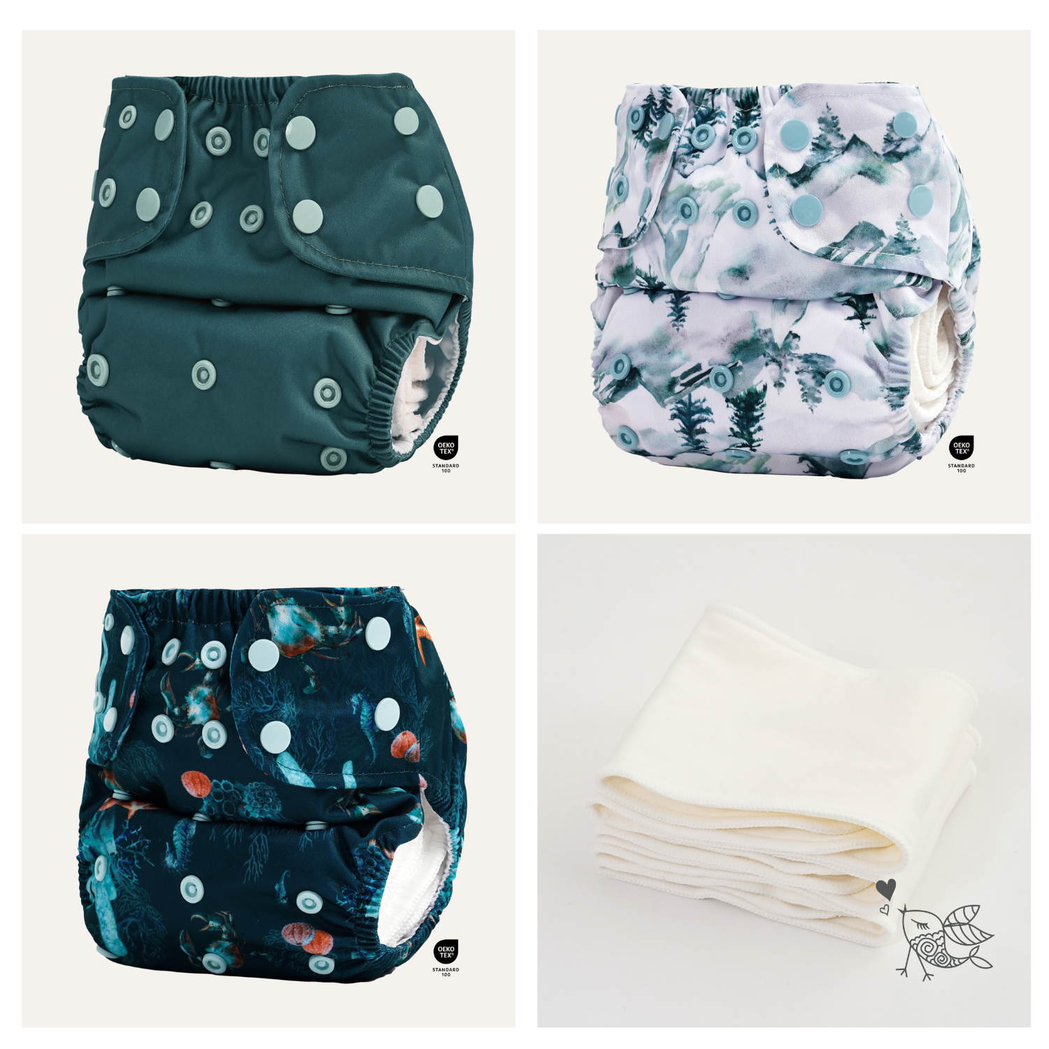 All-In-Two Starter Bundle - Try cloth for a full day!