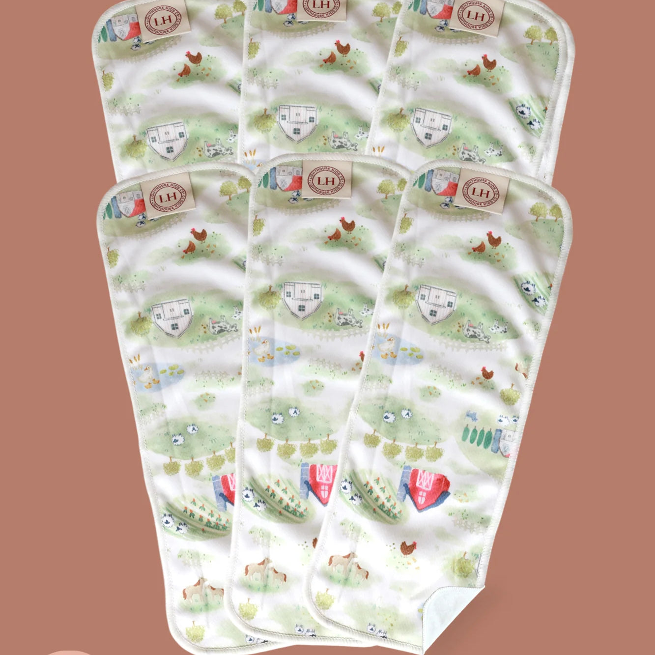 Reusable Cloth Liners 6-Pack - Lilly & Frank
