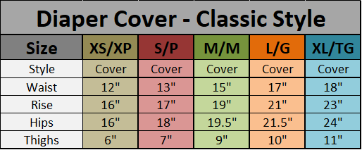 Diaper Cover - XLarge by Lilly & Frank