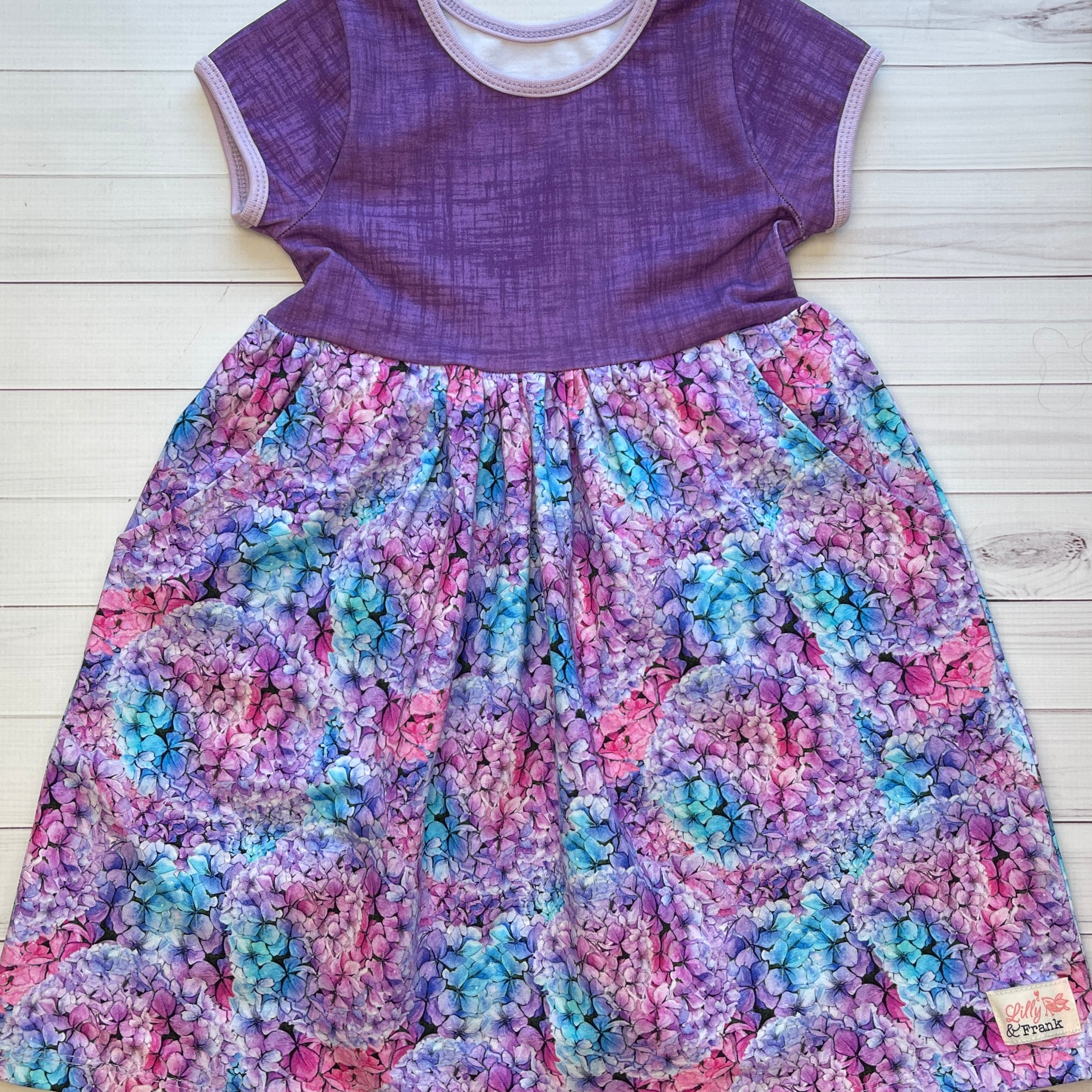 Hydrangea Dress - 3T - Lilly & Frank