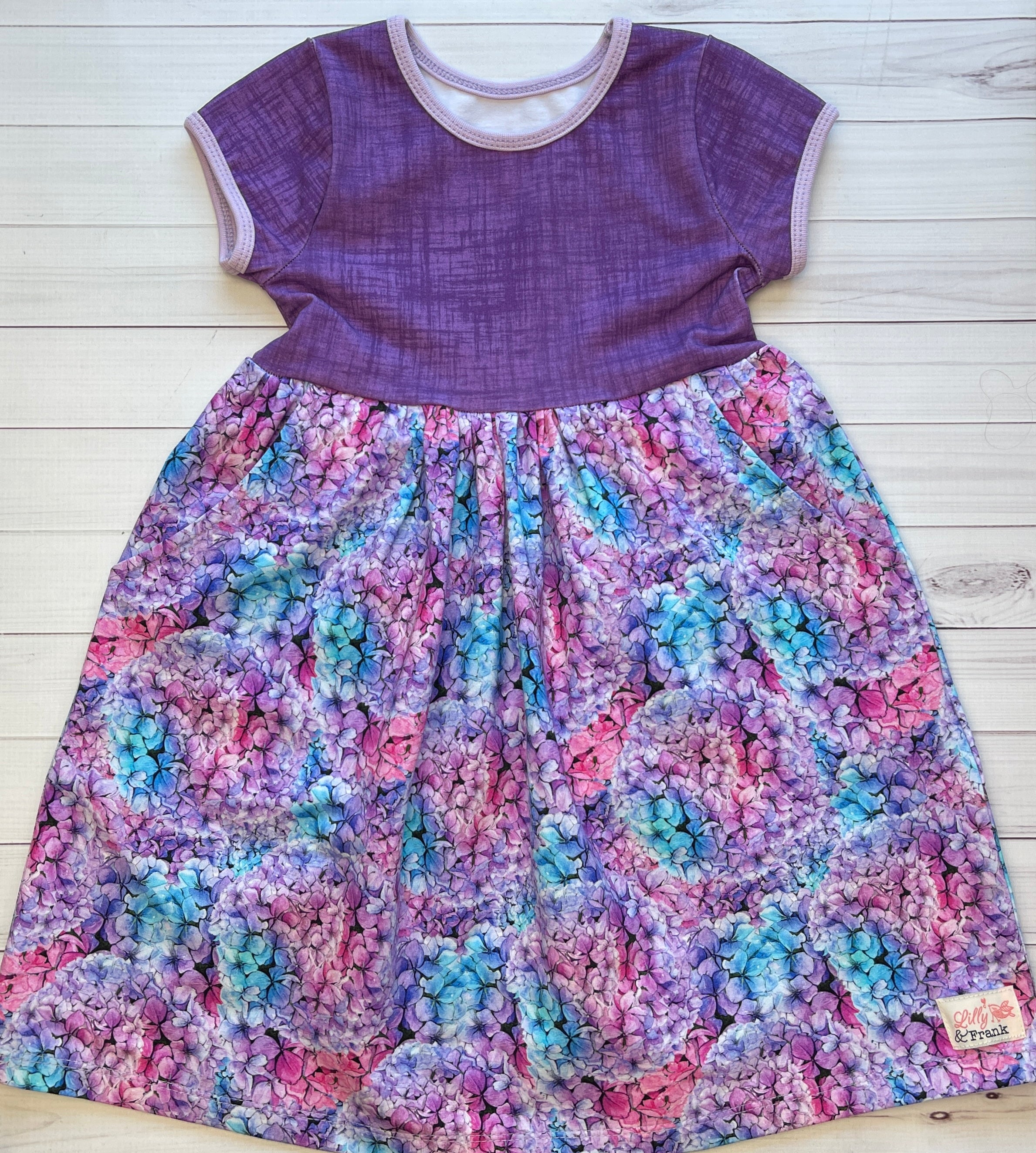 Hydrangea Dress - 3T - Lilly & Frank