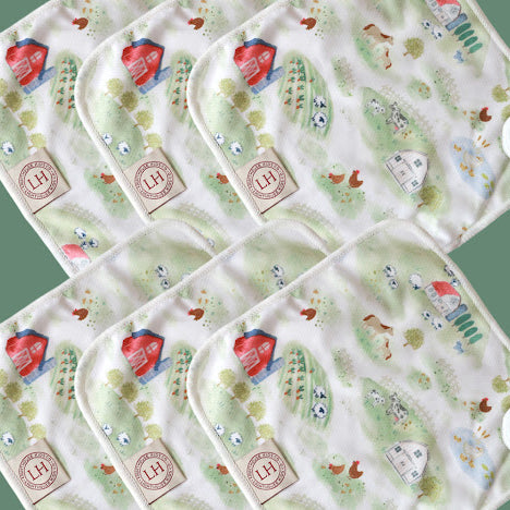 AWJ Cloth Wipes - 6 Pack - Lilly & Frank