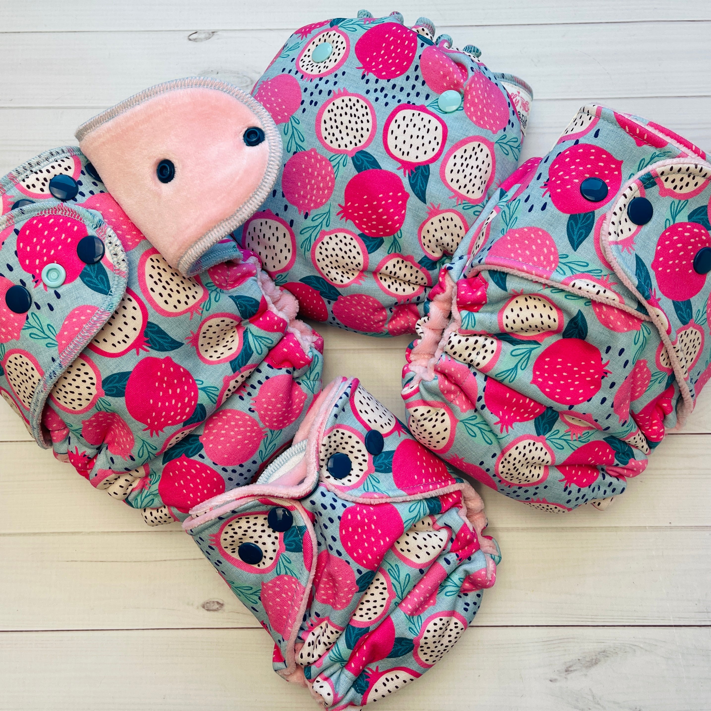 One Size ALL Cotton Fitted - Insert & Booster Included - Lilly & Frank