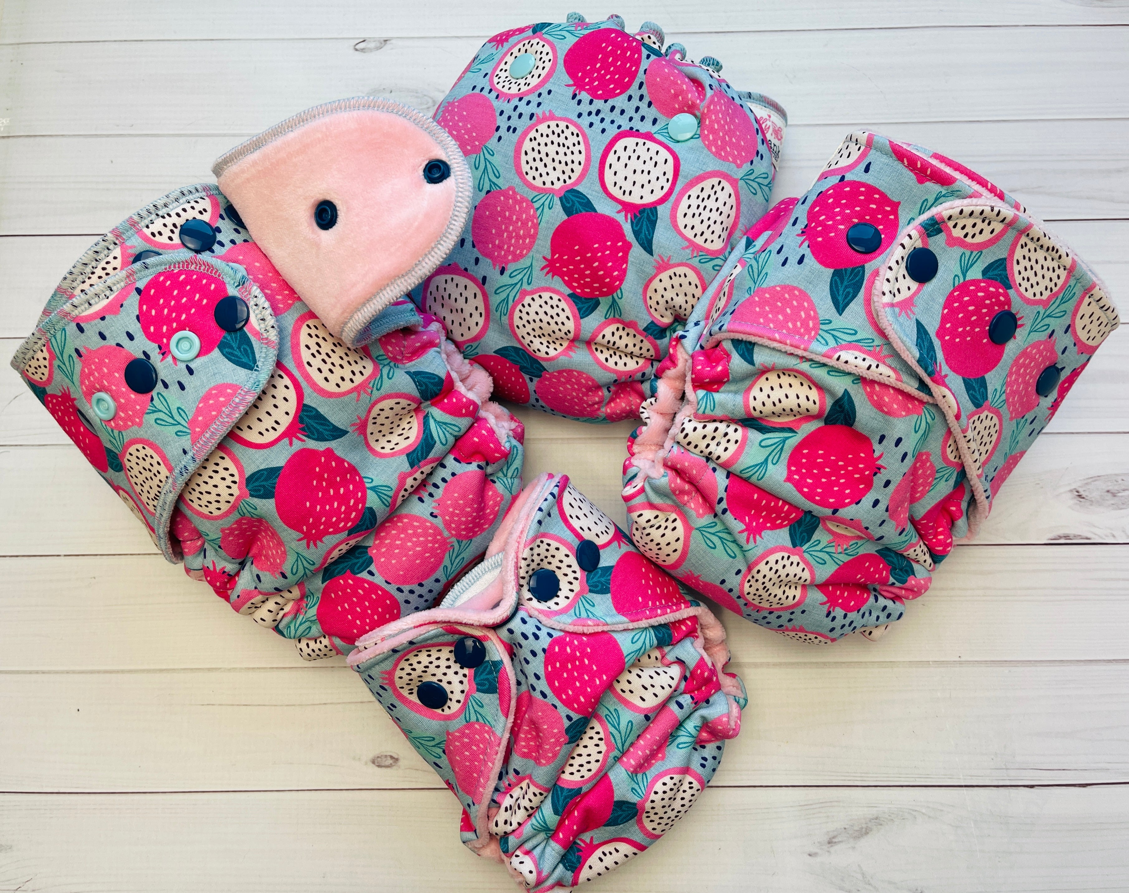 One Size ALL Cotton Fitted - Insert & Booster Included - Lilly & Frank