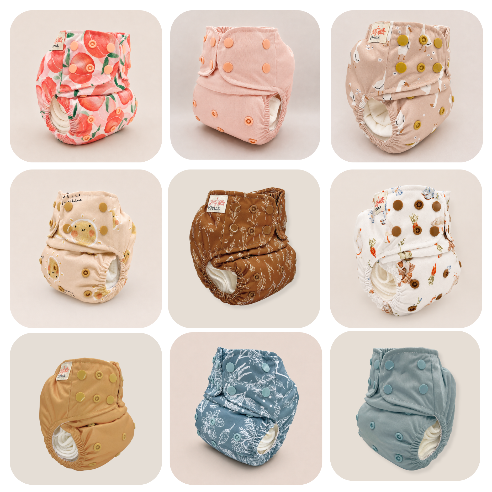 Newborn Cloth Diaper Starter Bundle (0–4 Months)