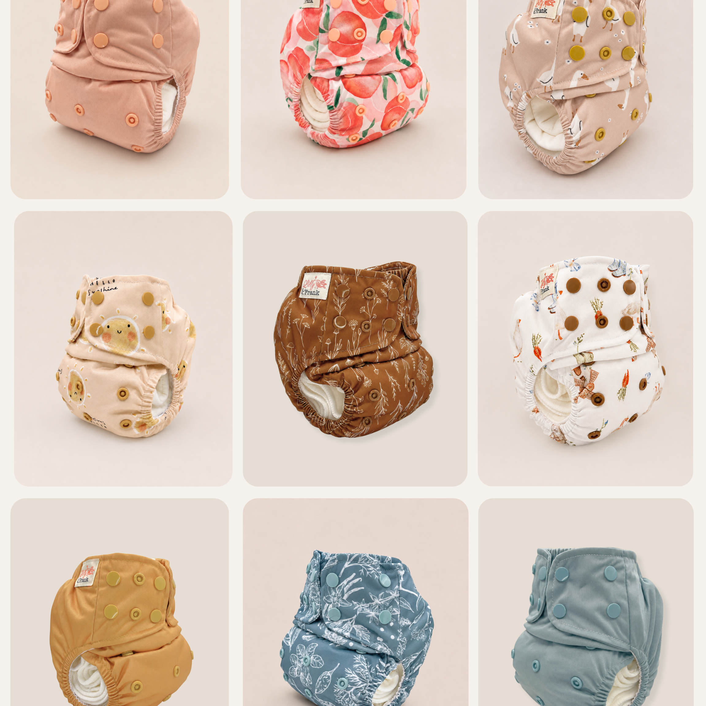 Newborn Cloth Diaper Starter Bundle (0–4 Months)