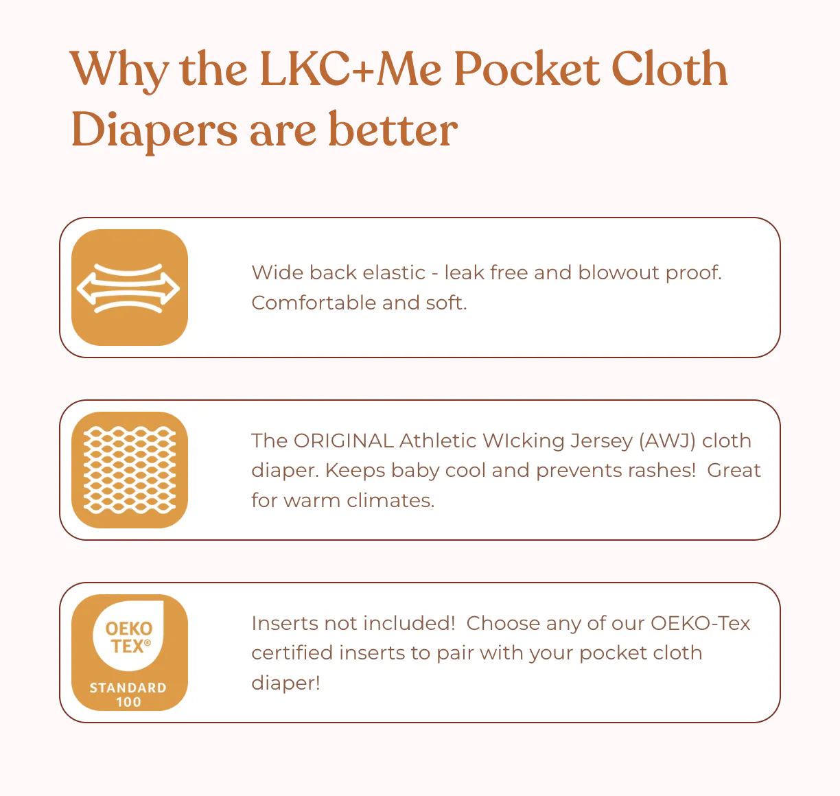 LCK + ME Pocket Diaper - Insert Included - Lilly & Frank