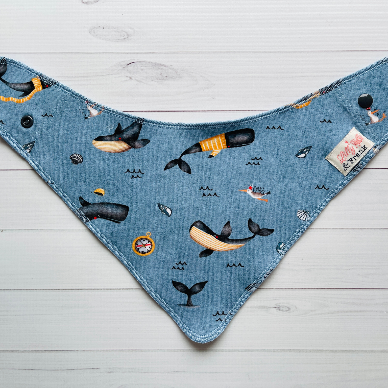 Reversible Bib - Lilly & Frank