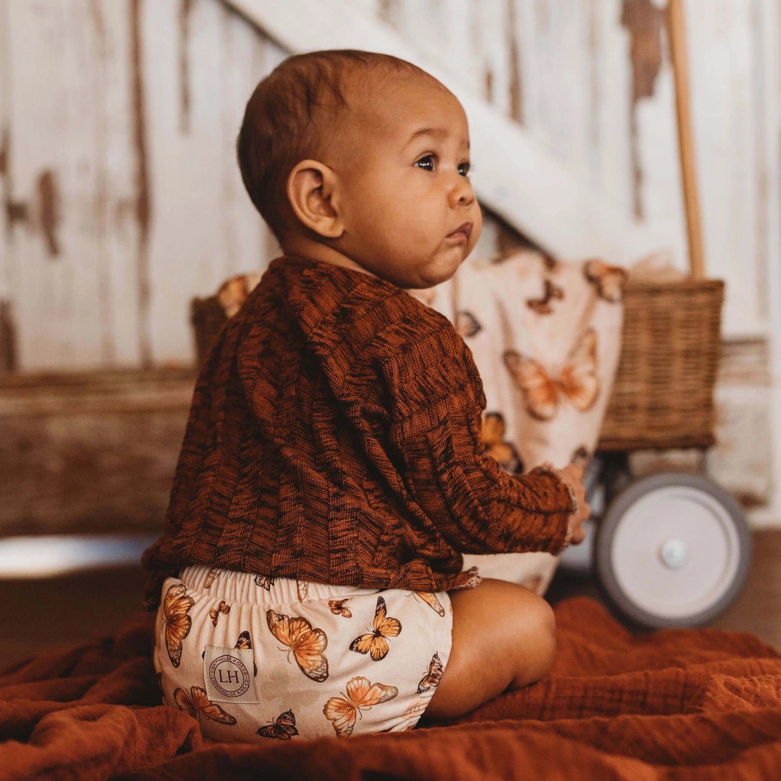 Cloth Diaper Cover (Size 1) - Insert Included - Lilly & Frank