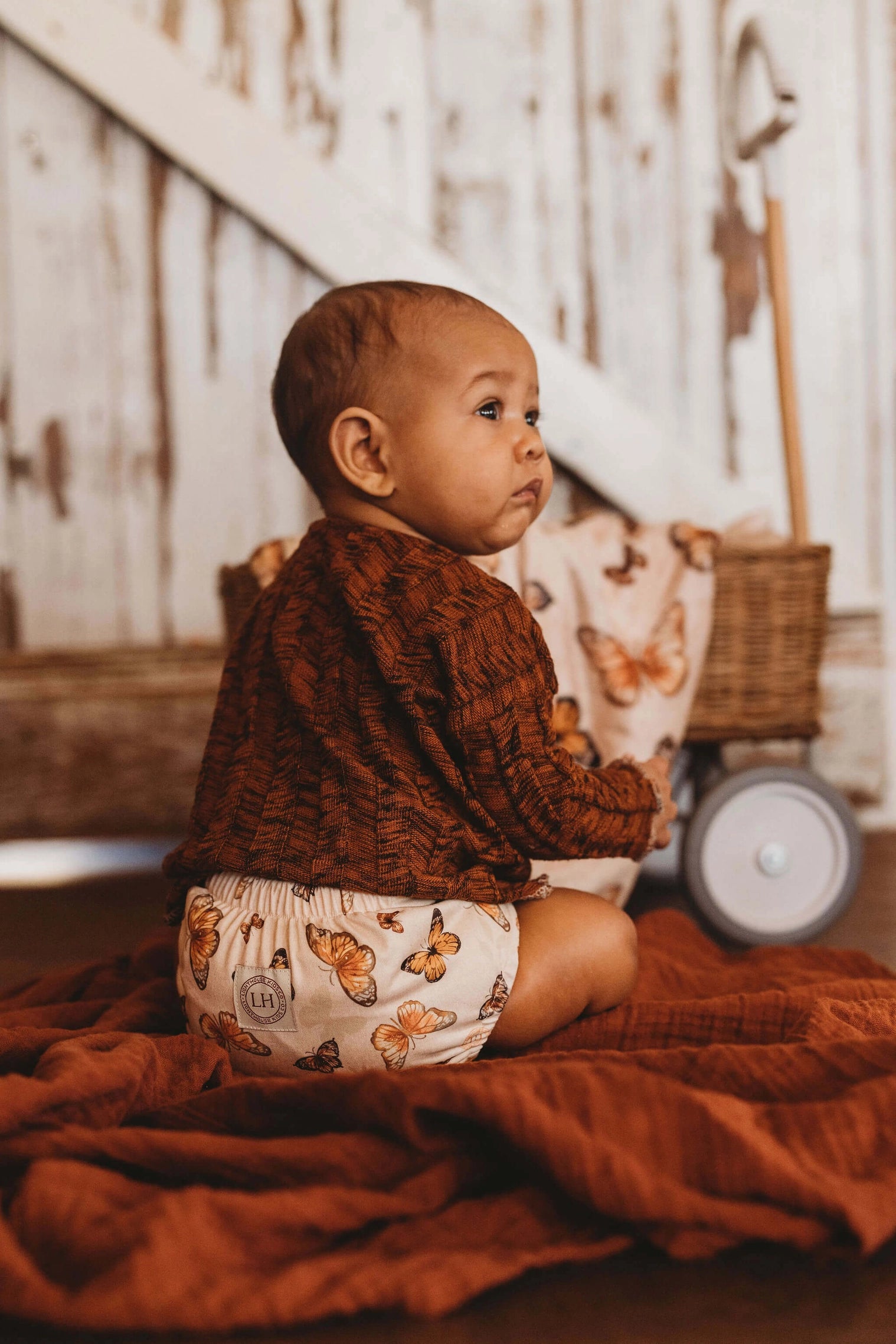 Cloth Diaper Cover (Size 1) - Insert Included - Lilly & Frank