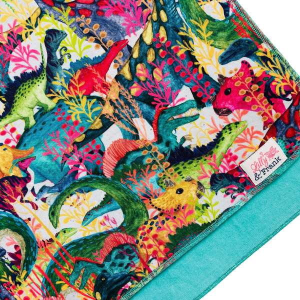Lilly & Frank Burp Cloths Dinosaur Jamboree Burp Cloth