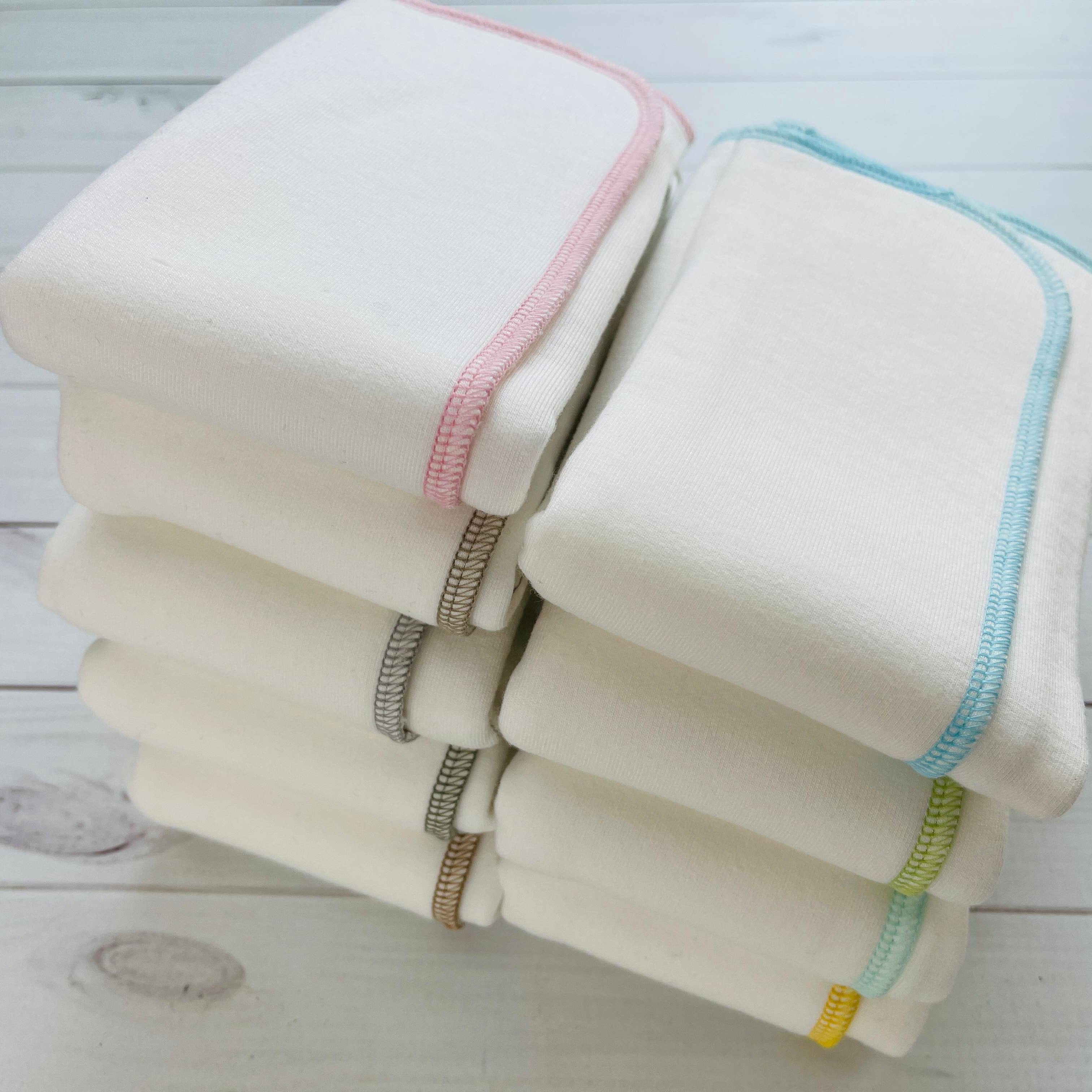 Lilly & Frank Cloth Diaper Insert Blues L&F Quad Fold Inserts - Large