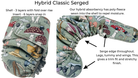 Lilly & Frank cloth diaper Toddler Cloth Diaper - Hybrid - Classic Serged