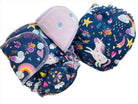 Lilly & Frank One Size Cloth Diaper Lovely Luna One Size Cloth Diaper - Fitted - Serged