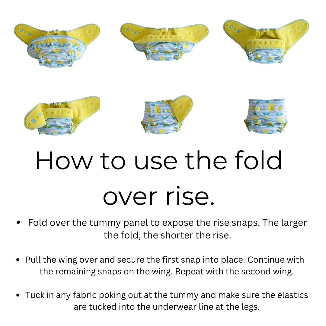 Lilly & Frank Petite Cloth Diaper Petite Cloth Diaper - Fitted - Comfort Serged