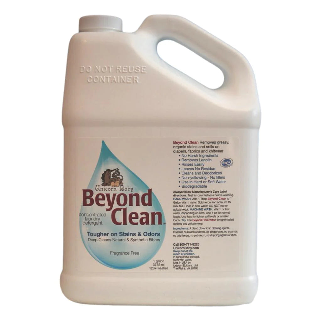 Lilly & Frank Wool Care Gallon Unicorn Baby Beyond Clean