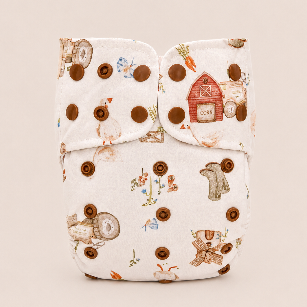 All-In-Two (AI2) Cloth Diaper Cover - Little Acre by Lilly & Frank