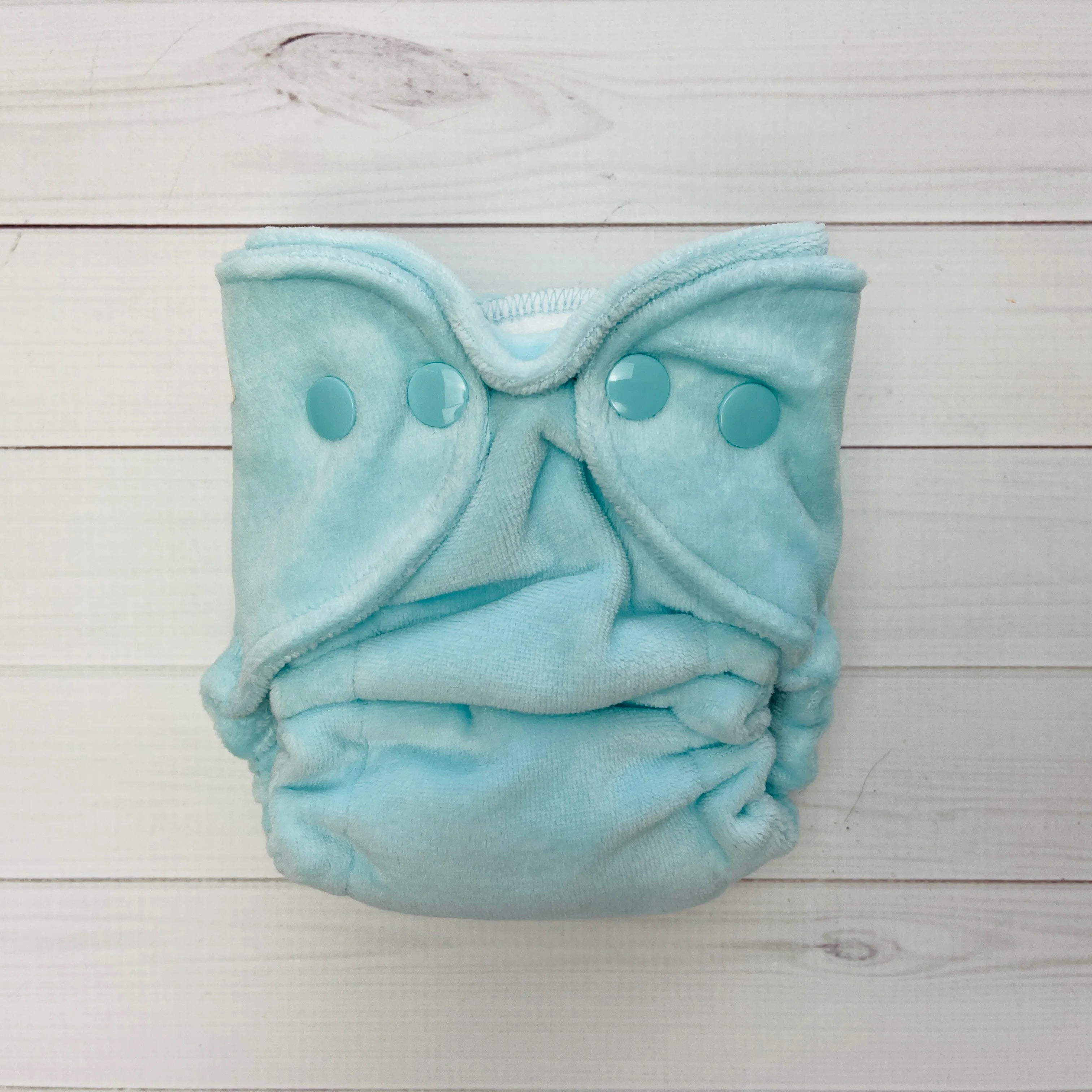 newborn fitted diaper opal velour