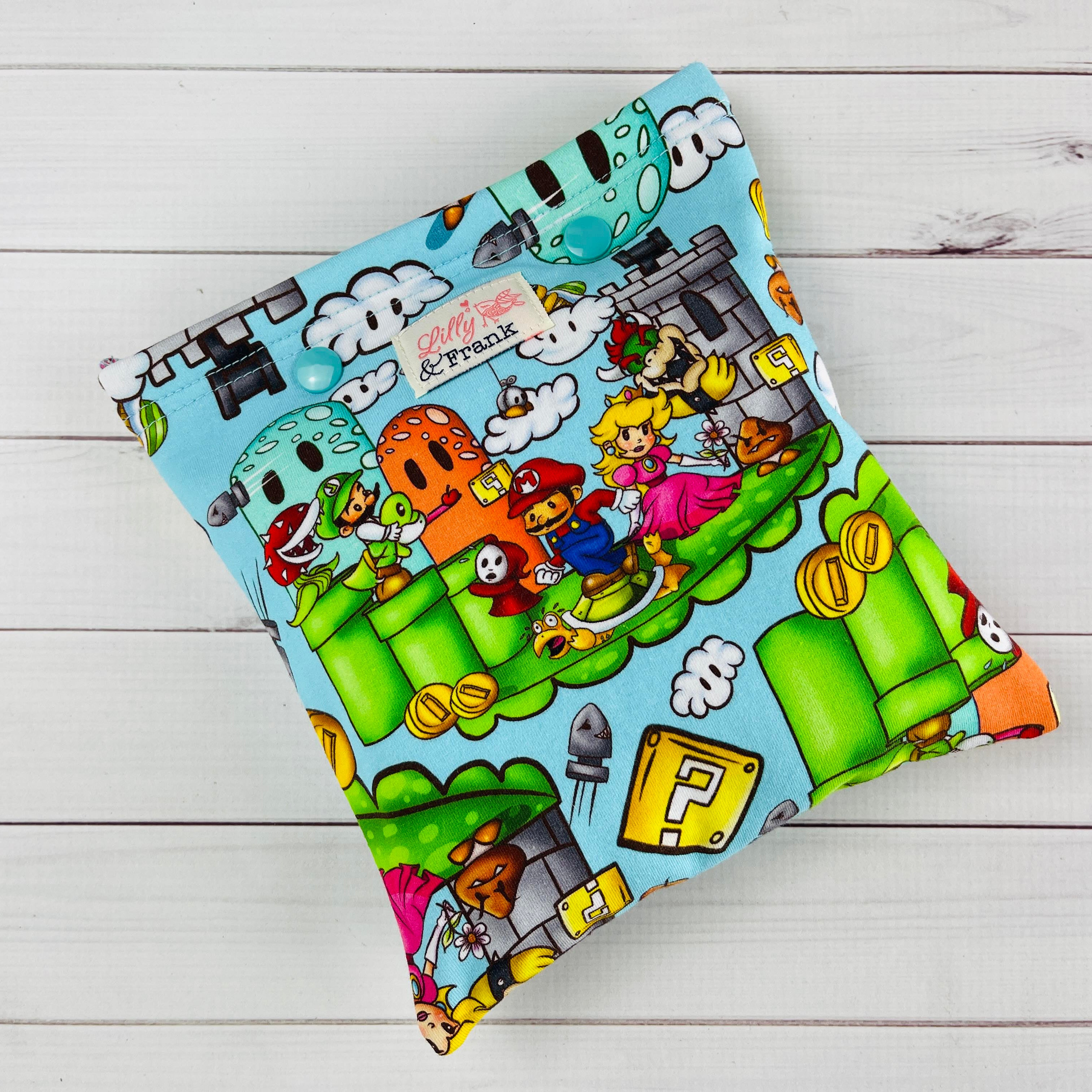 Mini Cloth Wipes & Pouch - 12 Pack - Lilly & Frank