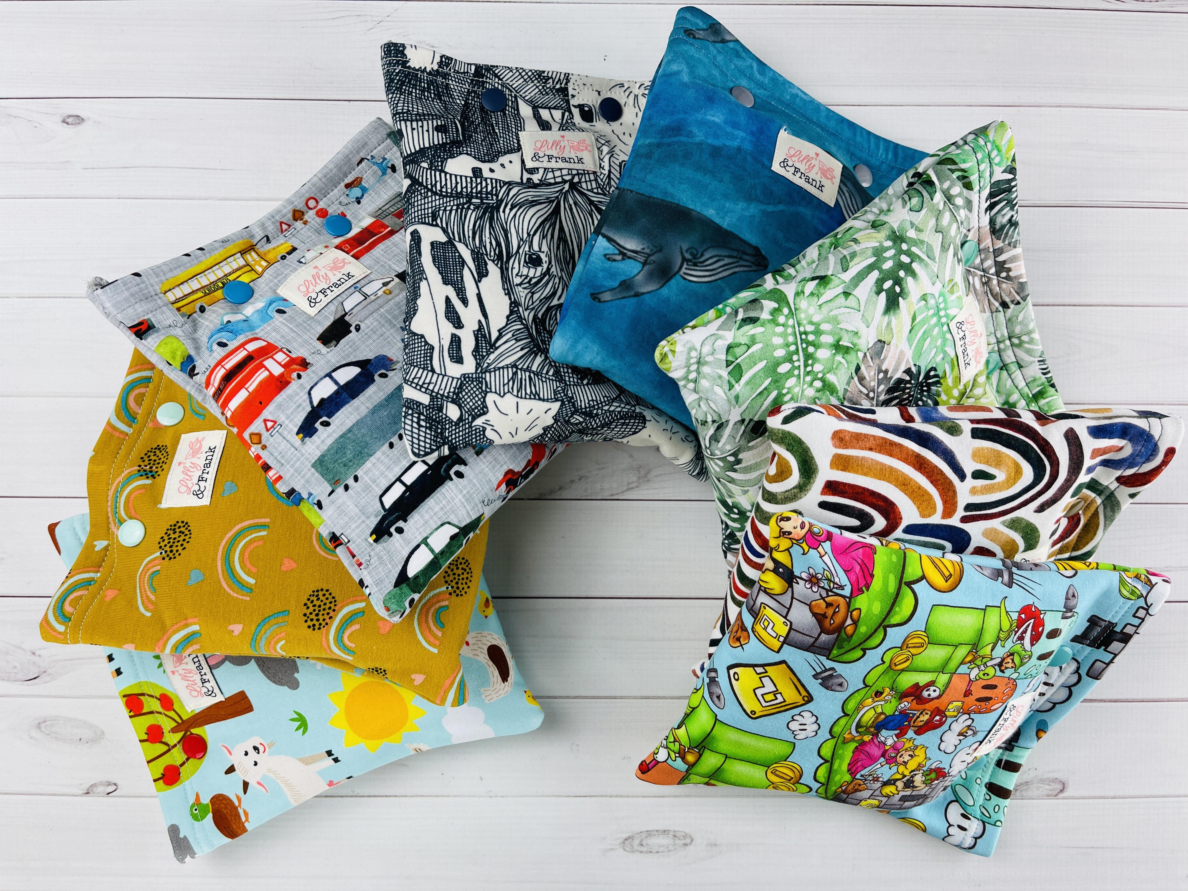 Mini Cloth Wipes & Pouch - 12 Pack - Lilly & Frank