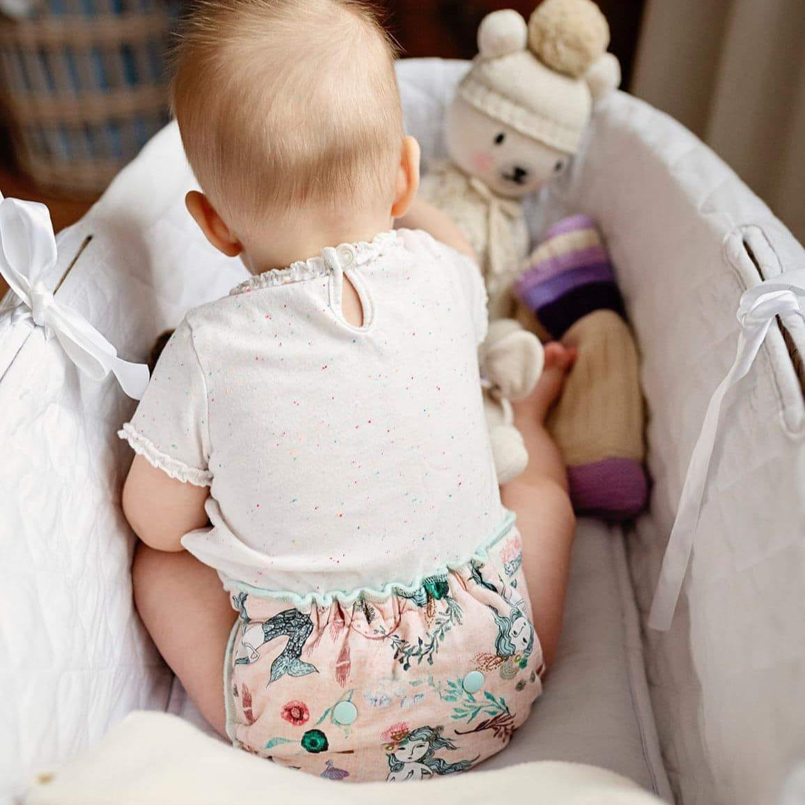 One Size ALL Cotton Fitted - Insert & Booster Included - Lilly & Frank