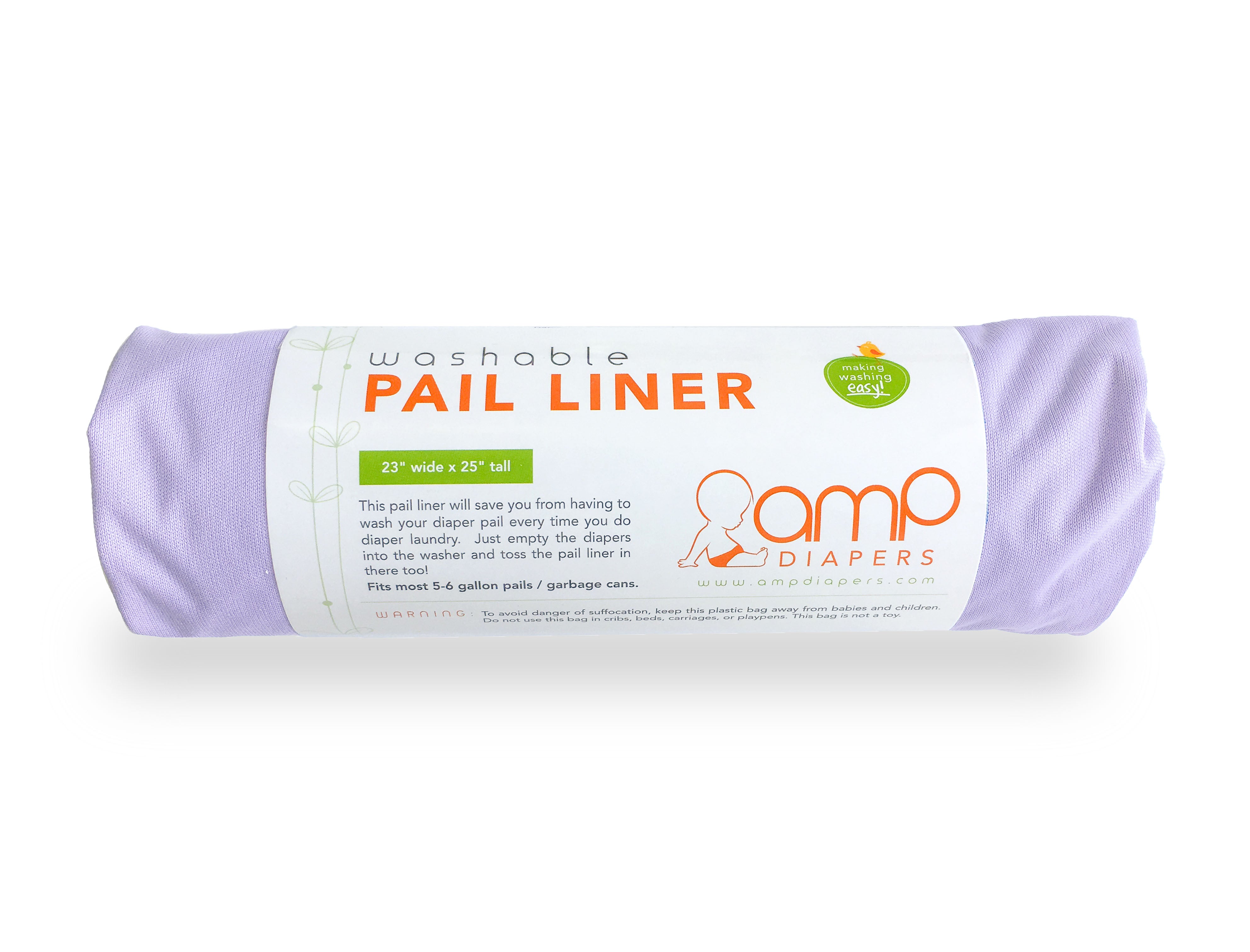 Amp Pail Liner Lavender Amp Pail Liners