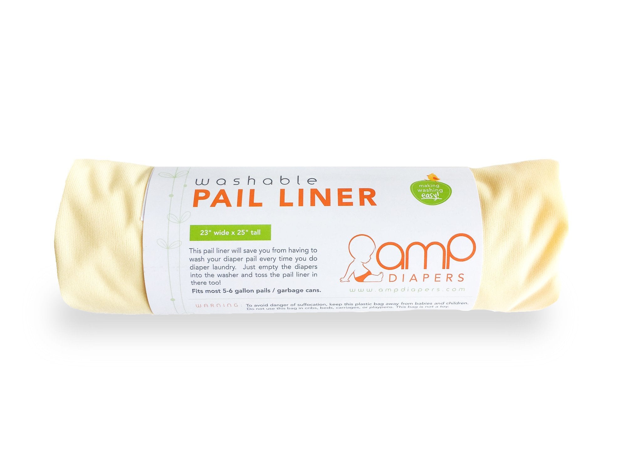 Amp Pail Liner Lemon Amp Pail Liners