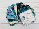 Lilly & Frank Wipes Blues/Greens & Neutrals Midi Size Cloth Wipes