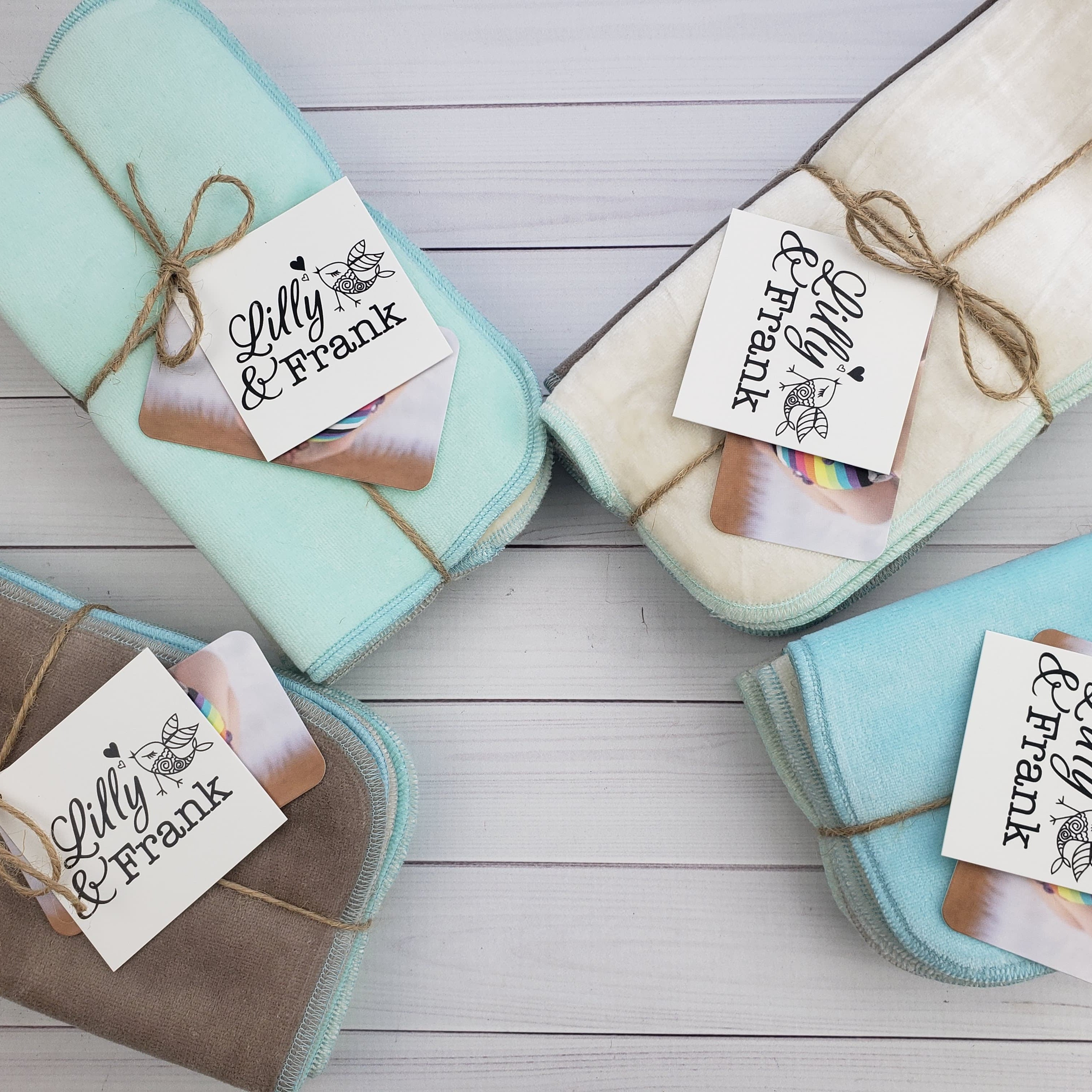 Lilly & Frank Wipes Organic Velour Full Size Wipes