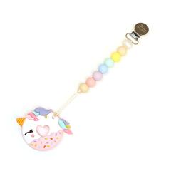 Lou Lou Lollipop Baby Teether Pink Unicorn Donut Teether Lou Lou Lollipop Teethers