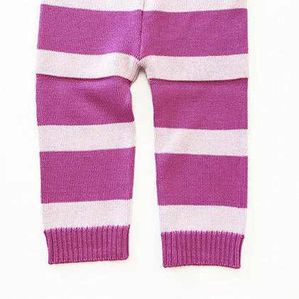 Sloomb wool pants ORCHID STRIPE / 0-6 Sloomb Playwoolies
