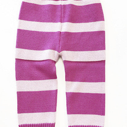 Sloomb wool pants ORCHID STRIPE / 0-6 Sloomb Playwoolies