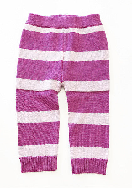 Sloomb wool pants ORCHID STRIPE / 0-6 Sloomb Playwoolies