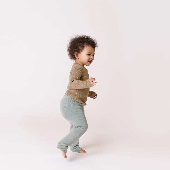 Sloomb wool pants SAGE (SOLID) / 0-6 Sloomb Playwoolies