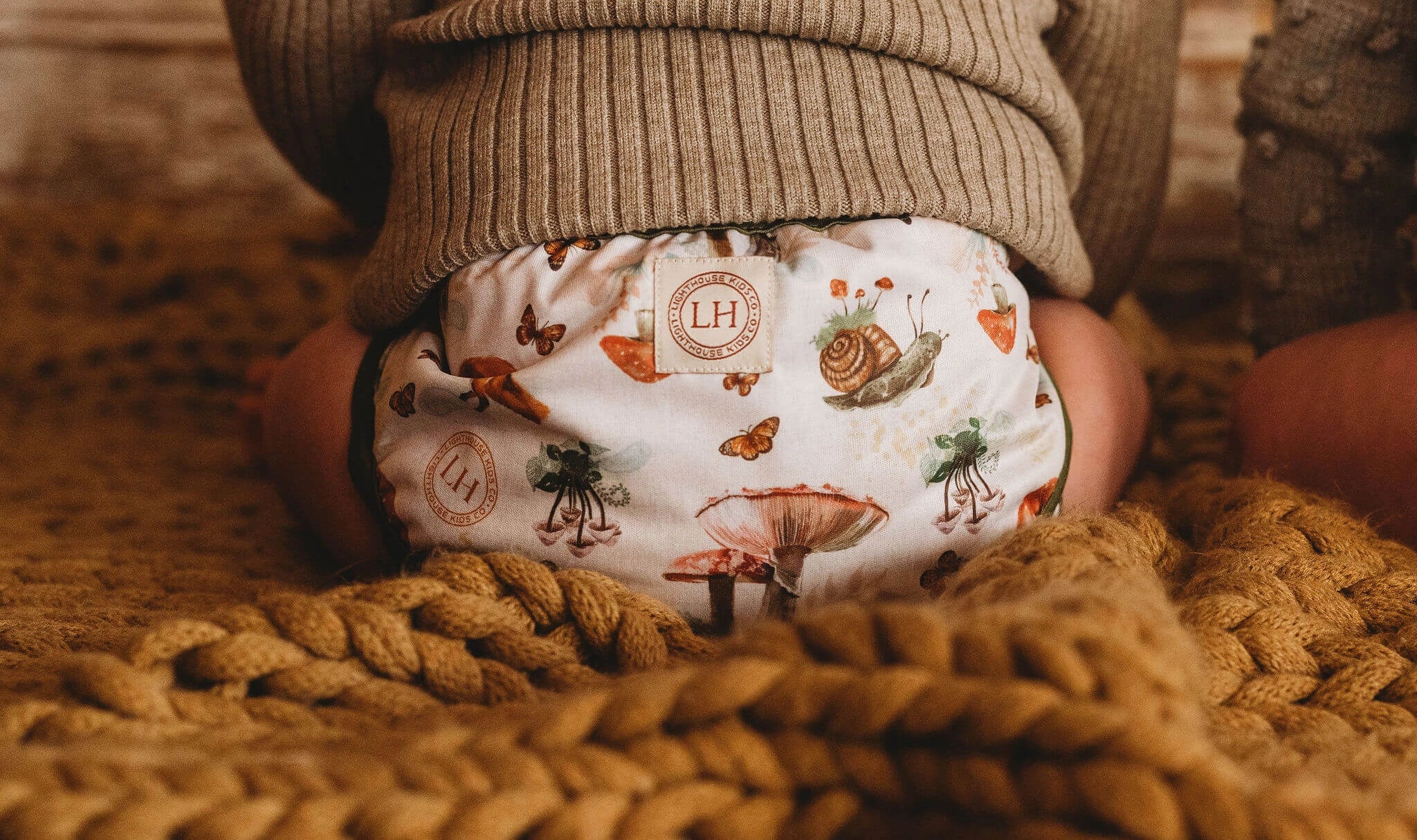 Cloth Diaper Cover (Size 2) - Insert Included - Lilly & Frank 