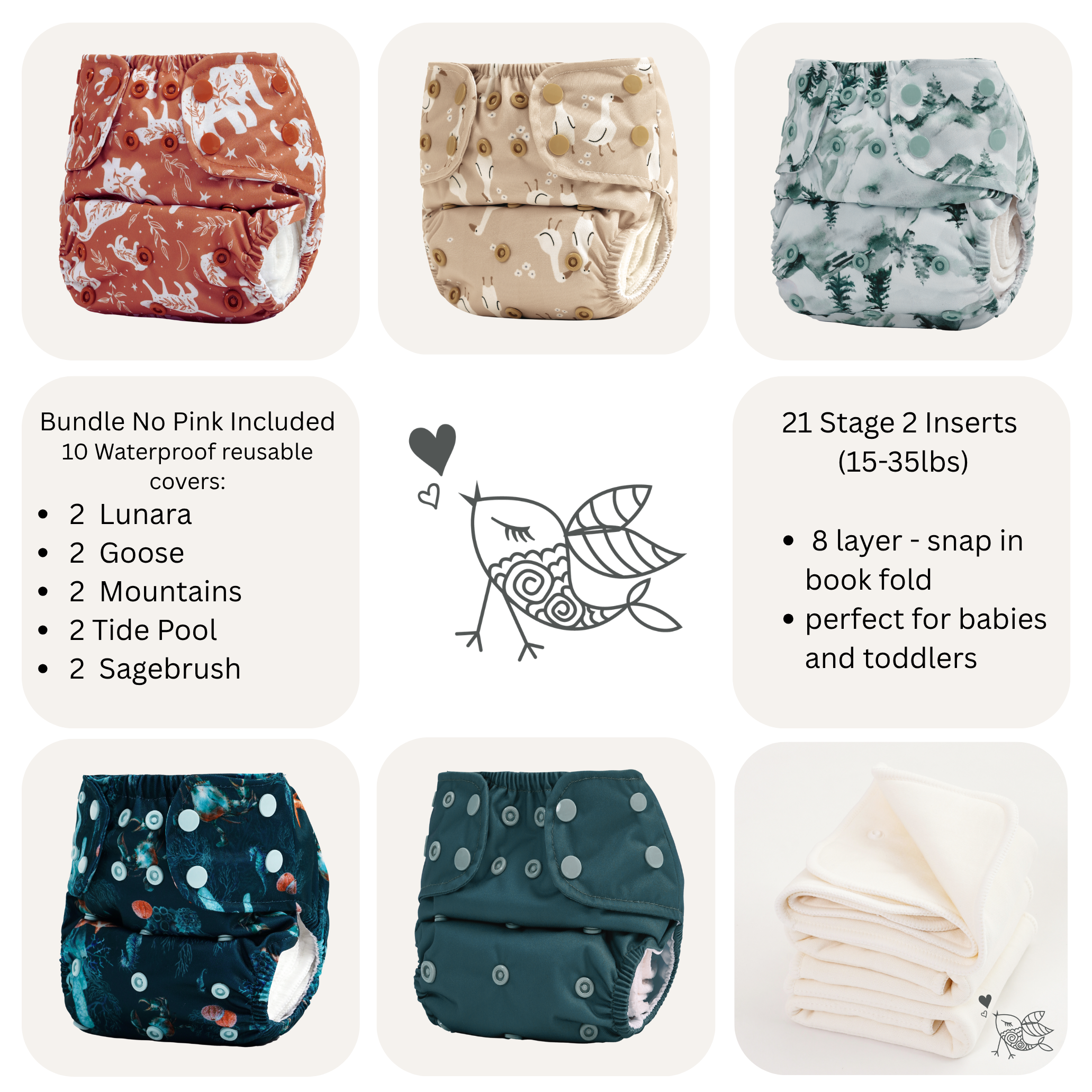 All-In-Two Bundle (3+ months) by Lilly & Frank 