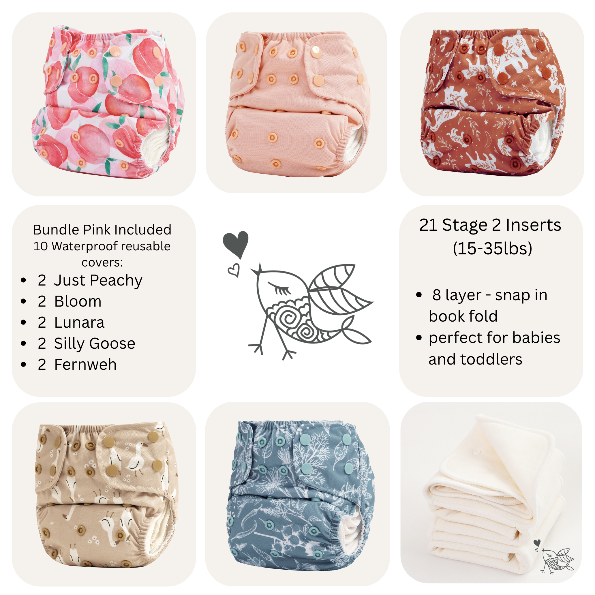 All-In-Two Bundle (3+ months) by Lilly & Frank 