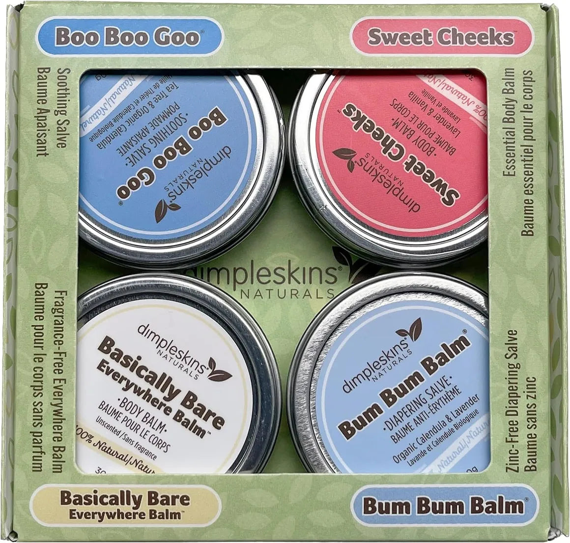 Natural Skin Balms Gift Set - Lilly & Frank 