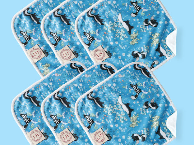 AWJ Cloth Wipes - 6 Pack - Lilly & Frank 