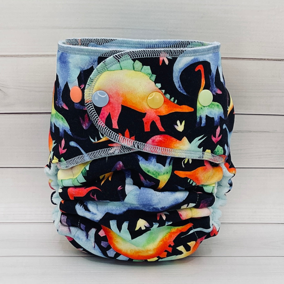 One Size Hybrid Cloth Diaper (12-35lbs) - Midnight Parade - Lilly & Frank 