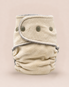 Petite Fitted Cloth Diaper (7-30lbs) - Basalt OBV - Great For Night! by Lilly & Frank 