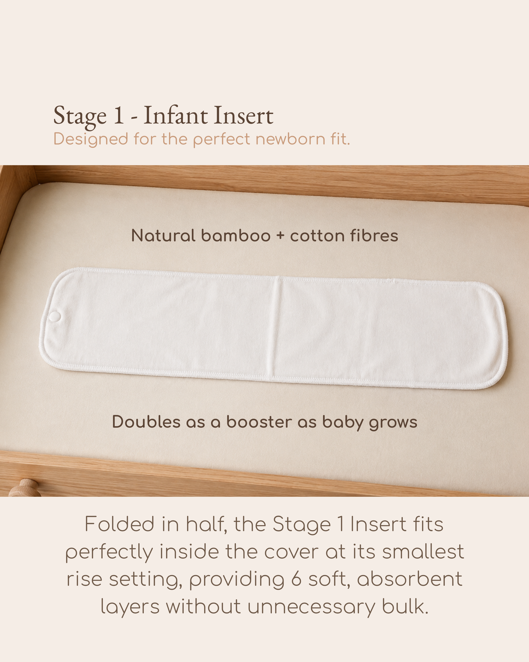 All-In-Two Double Gusset Cloth Diaper - Hello Sunshine (15-45lbs) by Lilly & Frank 