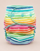 One Size Hybrid Cloth Diaper (12-35lbs) - Prism Drift by Lilly & Frank 