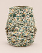 One Size Hybrid Cloth Diaper (12-35lbs) - Wild Fields by Lilly & Frank 