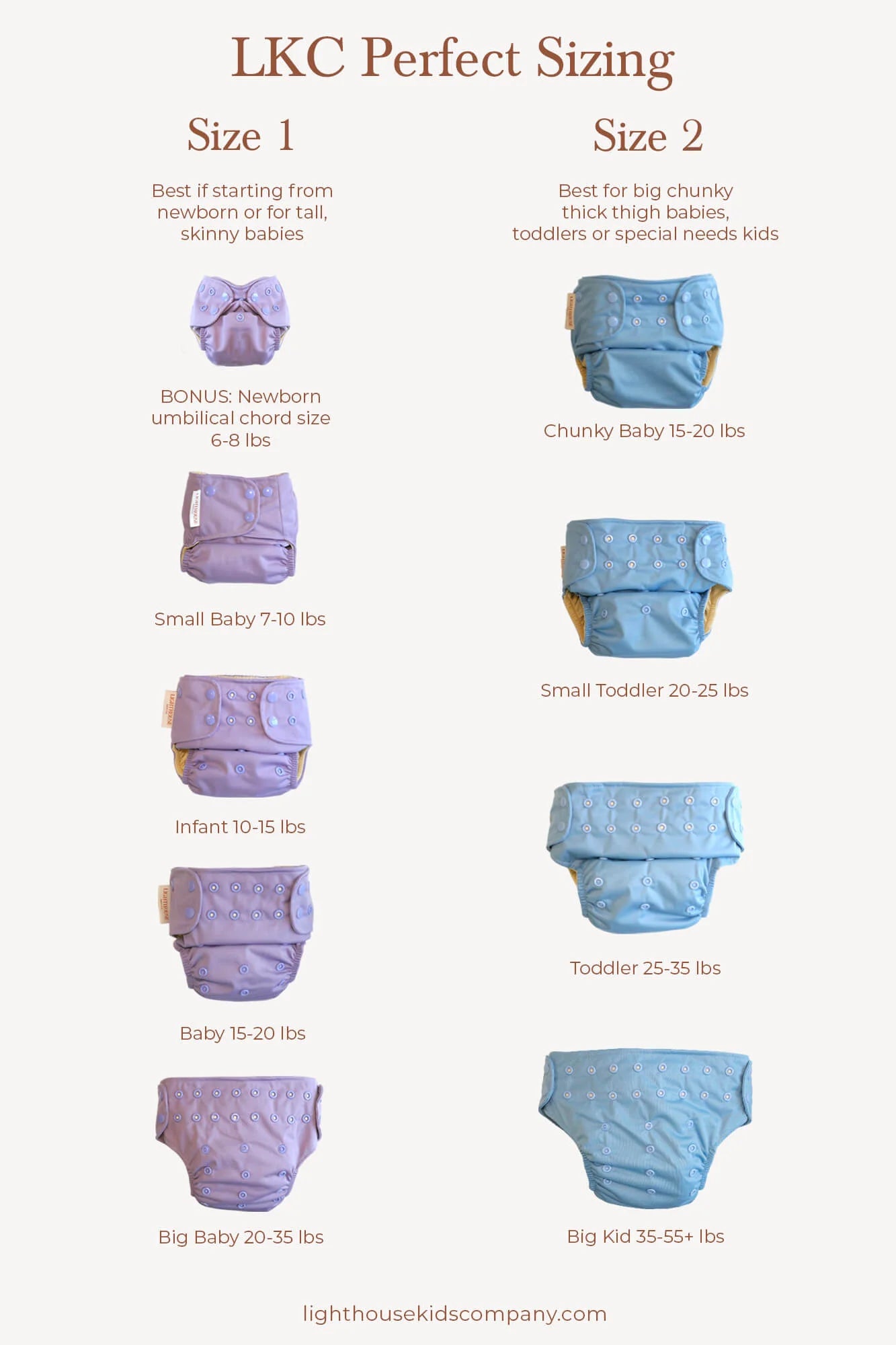 Pocket Cloth Diaper - Signature (6-32lbs) - Lilly & Frank 