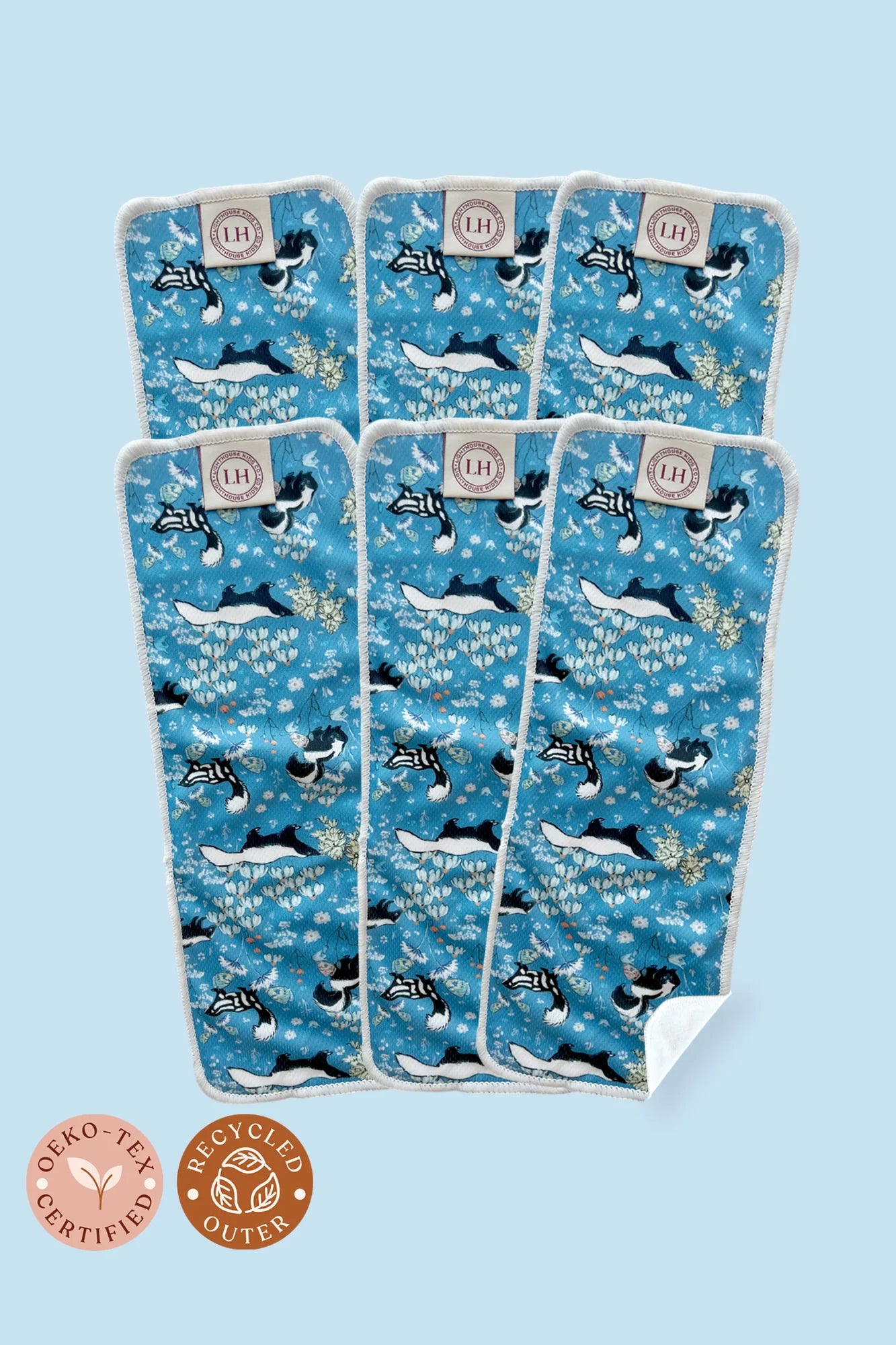 Reusable Cloth Liners 6-Pack - Lilly & Frank 