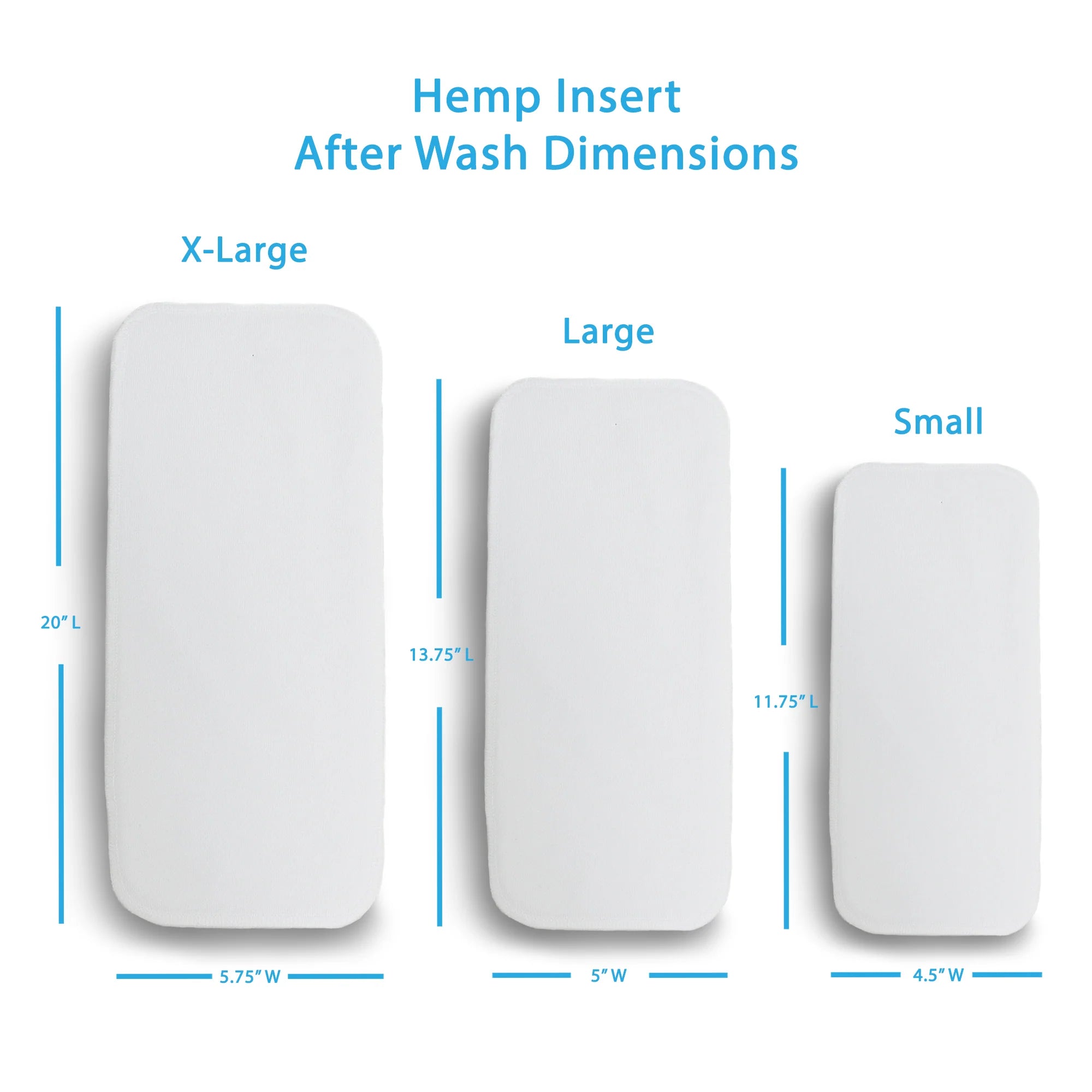 Hemp Insert 2 Pack - Lilly & Frank 